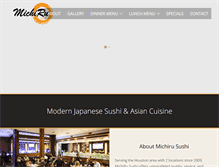 Tablet Screenshot of michirusushi.com